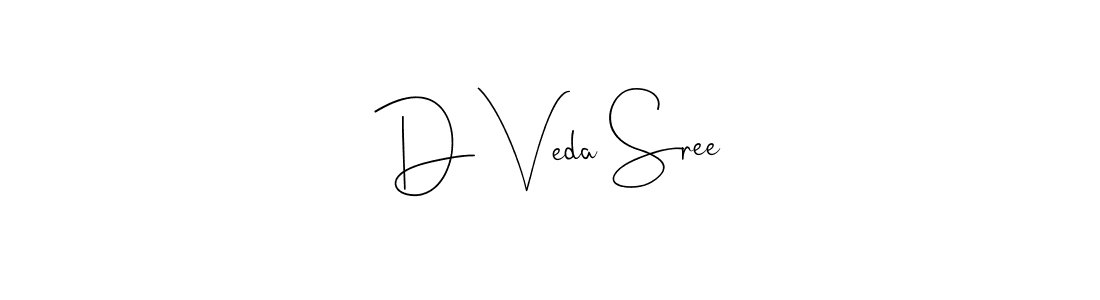 Andilay-7BmLP is a professional signature style that is perfect for those who want to add a touch of class to their signature. It is also a great choice for those who want to make their signature more unique. Get D Veda Sree name to fancy signature for free. D Veda Sree signature style 4 images and pictures png