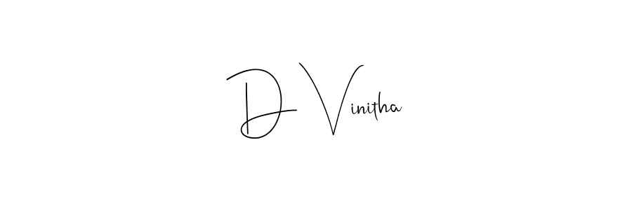 Best and Professional Signature Style for D Vinitha. Andilay-7BmLP Best Signature Style Collection. D Vinitha signature style 4 images and pictures png