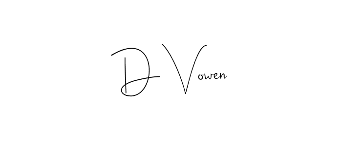 See photos of D Vowen official signature by Spectra . Check more albums & portfolios. Read reviews & check more about Andilay-7BmLP font. D Vowen signature style 4 images and pictures png