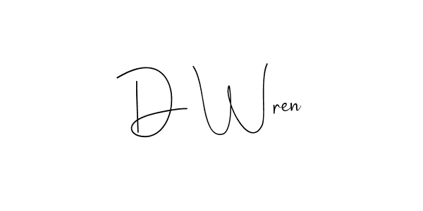 How to Draw D Wren signature style? Andilay-7BmLP is a latest design signature styles for name D Wren. D Wren signature style 4 images and pictures png