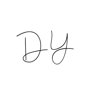 D Y stylish signature style. Best Handwritten Sign (Andilay-7BmLP) for my name. Handwritten Signature Collection Ideas for my name D Y. D Y signature style 4 images and pictures png