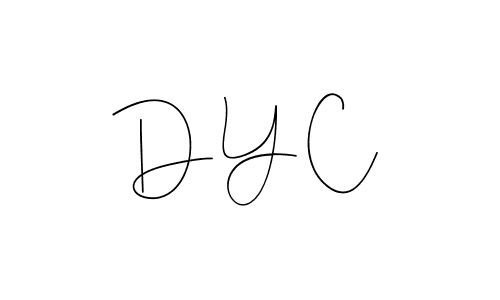 Create a beautiful signature design for name D Y C. With this signature (Andilay-7BmLP) fonts, you can make a handwritten signature for free. D Y C signature style 4 images and pictures png