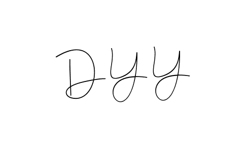 How to make D Y Y signature? Andilay-7BmLP is a professional autograph style. Create handwritten signature for D Y Y name. D Y Y signature style 4 images and pictures png