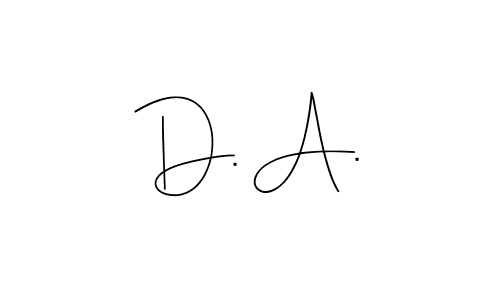 This is the best signature style for the D. A. name. Also you like these signature font (Andilay-7BmLP). Mix name signature. D. A. signature style 4 images and pictures png