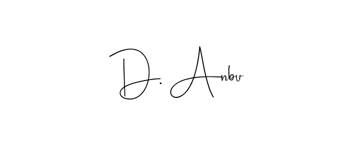 Make a beautiful signature design for name D. Anbu. With this signature (Andilay-7BmLP) style, you can create a handwritten signature for free. D. Anbu signature style 4 images and pictures png