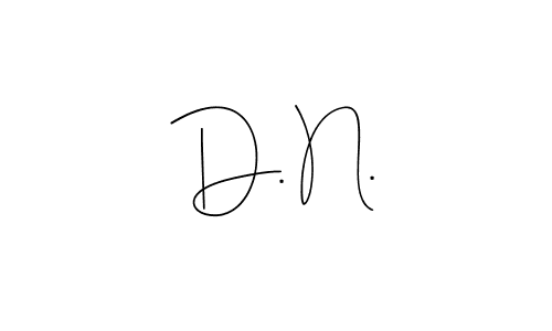 Design your own signature with our free online signature maker. With this signature software, you can create a handwritten (Andilay-7BmLP) signature for name D. N.. D. N. signature style 4 images and pictures png