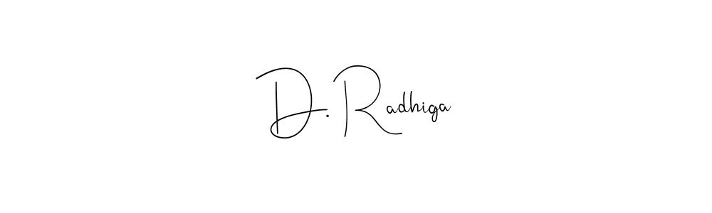 Make a beautiful signature design for name D. Radhiga. Use this online signature maker to create a handwritten signature for free. D. Radhiga signature style 4 images and pictures png