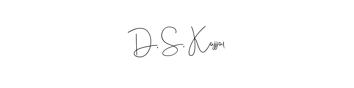 Make a beautiful signature design for name D. S. Kajjal. With this signature (Andilay-7BmLP) style, you can create a handwritten signature for free. D. S. Kajjal signature style 4 images and pictures png