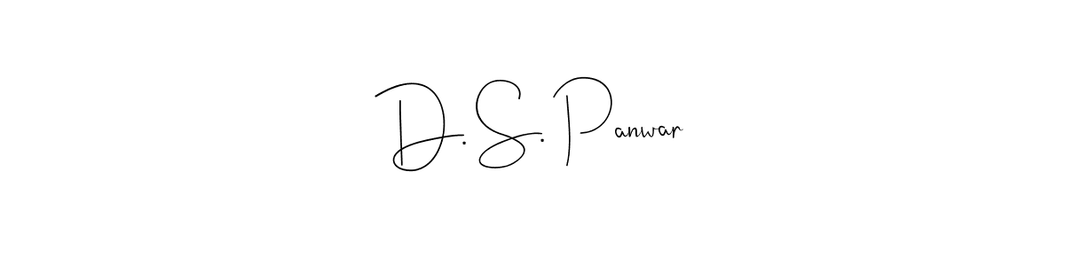 The best way (Andilay-7BmLP) to make a short signature is to pick only two or three words in your name. The name D. S. Panwar include a total of six letters. For converting this name. D. S. Panwar signature style 4 images and pictures png