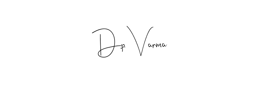 Use a signature maker to create a handwritten signature online. With this signature software, you can design (Andilay-7BmLP) your own signature for name D.p Varma. D.p Varma signature style 4 images and pictures png