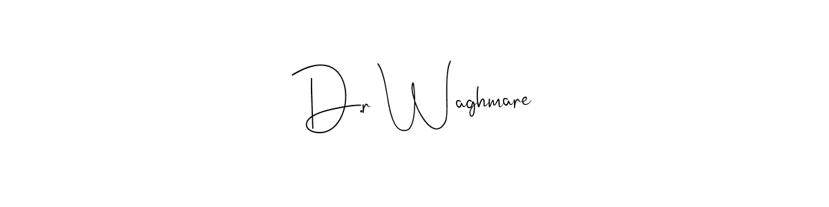 How to make D.r Waghmare name signature. Use Andilay-7BmLP style for creating short signs online. This is the latest handwritten sign. D.r Waghmare signature style 4 images and pictures png