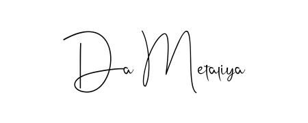 Get an exclusive digital autograph for Da Metaliya. The Andilay-7BmLP typeface captures the charm of real penmanship on paper. Da Metaliya signature style 4 images and pictures png