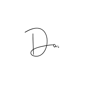 Make a beautiful signature design for name Da.. Use this online signature maker to create a handwritten signature for free. Da. signature style 4 images and pictures png