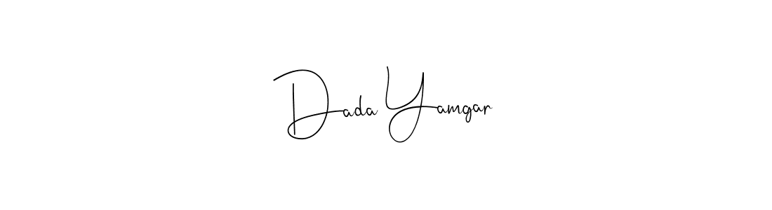 How to Draw Dada Yamgar signature style? Andilay-7BmLP is a latest design signature styles for name Dada Yamgar. Dada Yamgar signature style 4 images and pictures png