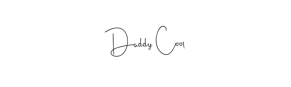 Use a signature maker to create a handwritten signature online. With this signature software, you can design (Andilay-7BmLP) your own signature for name Daddy Cool. Daddy Cool signature style 4 images and pictures png