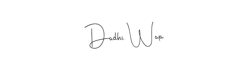 How to Draw Dadhi Wala signature style? Andilay-7BmLP is a latest design signature styles for name Dadhi Wala. Dadhi Wala signature style 4 images and pictures png