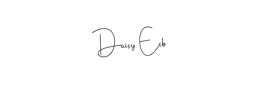 Also we have Daisy Eib name is the best signature style. Create professional handwritten signature collection using Andilay-7BmLP autograph style. Daisy Eib signature style 4 images and pictures png