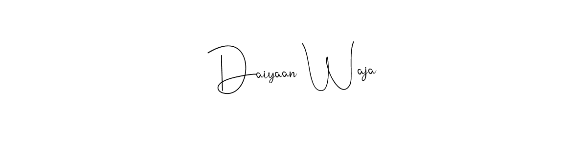 Similarly Andilay-7BmLP is the best handwritten signature design. Signature creator online .You can use it as an online autograph creator for name Daiyaan Waja. Daiyaan Waja signature style 4 images and pictures png