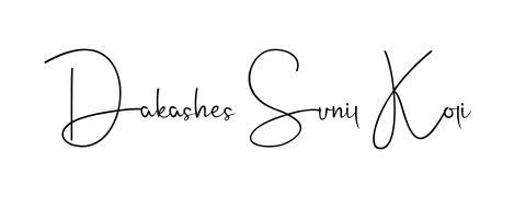 Get inspired by this graceful Andilay-7BmLP signature style for name Dakashes Sunil Koli. Smooth loops and balanced proportions for everyday use. Dakashes Sunil Koli signature style 4 images and pictures png