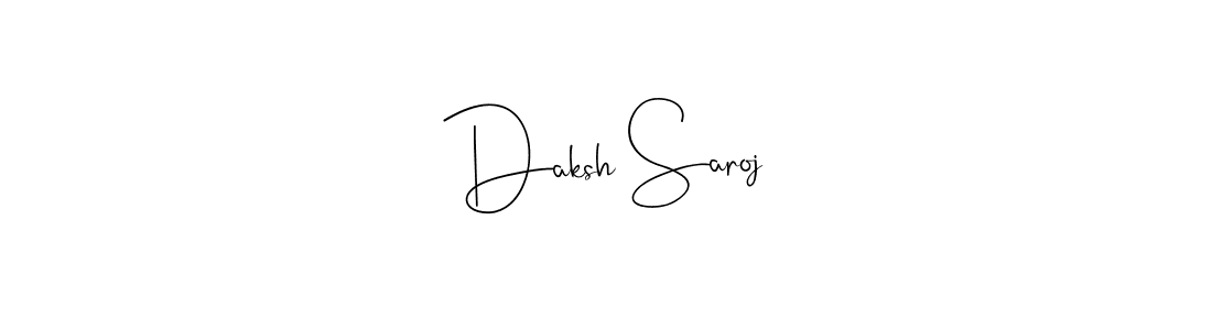 You can use this online signature creator to create a handwritten signature for the name Daksh Saroj. This is the best online autograph maker. Daksh Saroj signature style 4 images and pictures png