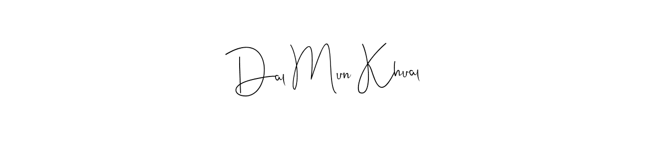 Make a beautiful signature design for name Dal Mun Khual. Use this online signature maker to create a handwritten signature for free. Dal Mun Khual signature style 4 images and pictures png