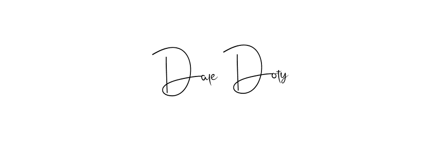 Design your own signature with our free online signature maker. With this signature software, you can create a handwritten (Andilay-7BmLP) signature for name Dale Doty. Dale Doty signature style 4 images and pictures png