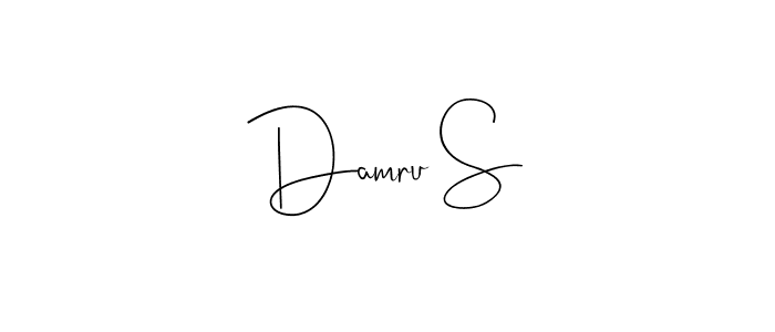 Design your own signature with our free online signature maker. With this signature software, you can create a handwritten (Andilay-7BmLP) signature for name Damru S. Damru S signature style 4 images and pictures png