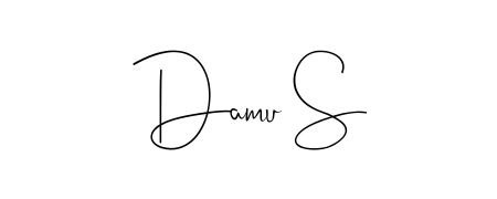 Make a beautiful signature design for name Damu S. Use this online signature maker to create a handwritten signature for free. Damu S signature style 4 images and pictures png