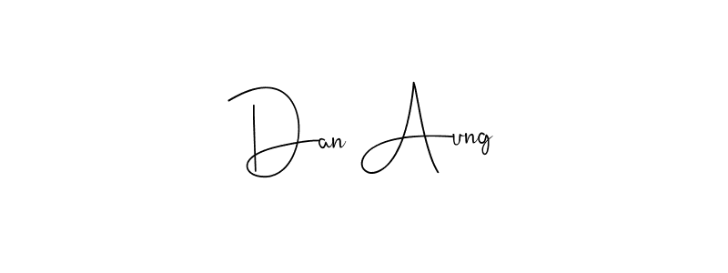 Make a beautiful signature design for name Dan Aung. With this signature (Andilay-7BmLP) style, you can create a handwritten signature for free. Dan Aung signature style 4 images and pictures png