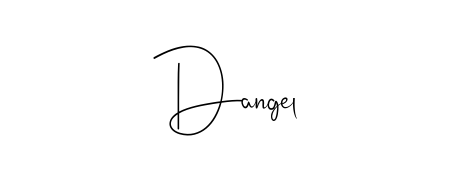 Elevate your brand with a stunning Dangel eSignature. The Andilay-7BmLP style provides a balanced, flowing aesthetic for everyday signing. Dangel signature style 4 images and pictures png