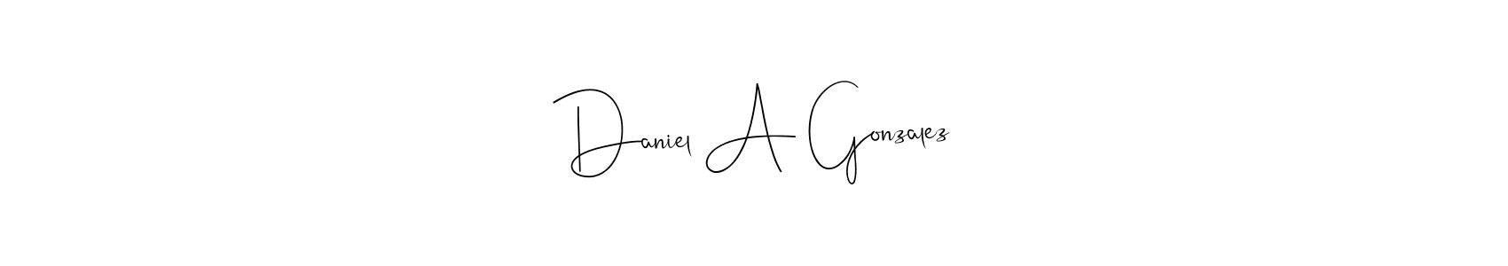 Best and Professional Signature Style for Daniel A Gonzalez. Andilay-7BmLP Best Signature Style Collection. Daniel A Gonzalez signature style 4 images and pictures png