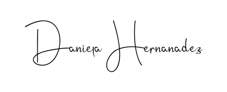 Make a beautiful signature design for name Daniela Hernanadez. With this signature (Andilay-7BmLP) style, you can create a handwritten signature for free. Daniela Hernanadez signature style 4 images and pictures png