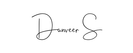 Danveer S stylish signature style. Best Handwritten Sign (Andilay-7BmLP) for my name. Handwritten Signature Collection Ideas for my name Danveer S. Danveer S signature style 4 images and pictures png