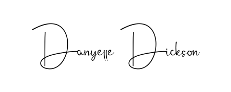 How to make Danyelle Dickson name signature. Use Andilay-7BmLP style for creating short signs online. This is the latest handwritten sign. Danyelle Dickson signature style 4 images and pictures png