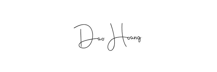 The best way (Andilay-7BmLP) to make a short signature is to pick only two or three words in your name. The name Dao Hoang include a total of six letters. For converting this name. Dao Hoang signature style 4 images and pictures png