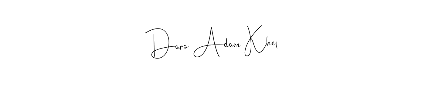 Make a beautiful signature design for name Dara Adam Khel. Use this online signature maker to create a handwritten signature for free. Dara Adam Khel signature style 4 images and pictures png