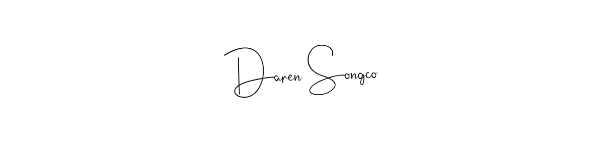 Andilay-7BmLP is a professional signature style that is perfect for those who want to add a touch of class to their signature. It is also a great choice for those who want to make their signature more unique. Get Daren Songco name to fancy signature for free. Daren Songco signature style 4 images and pictures png
