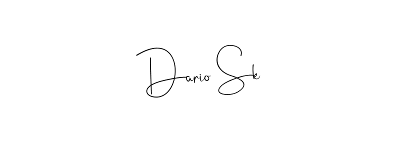This is the best signature style for the Dario Sk name. Also you like these signature font (Andilay-7BmLP). Mix name signature. Dario Sk signature style 4 images and pictures png