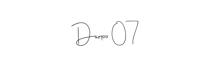 Darloo 07 stylish signature style. Best Handwritten Sign (Andilay-7BmLP) for my name. Handwritten Signature Collection Ideas for my name Darloo 07. Darloo 07 signature style 4 images and pictures png