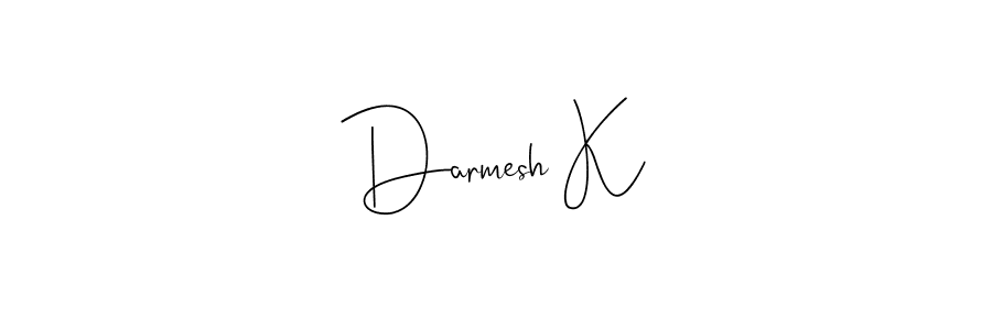 Here are the top 10 professional signature styles for the name Darmesh K. These are the best autograph styles you can use for your name. Darmesh K signature style 4 images and pictures png