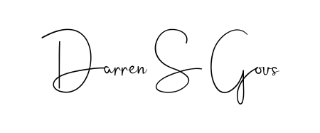 Use a signature maker to create a handwritten signature online. With this signature software, you can design (Andilay-7BmLP) your own signature for name Darren S Gous. Darren S Gous signature style 4 images and pictures png