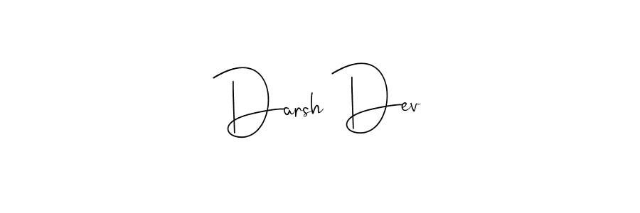 You can use this online signature creator to create a handwritten signature for the name Darsh Dev. This is the best online autograph maker. Darsh Dev signature style 4 images and pictures png