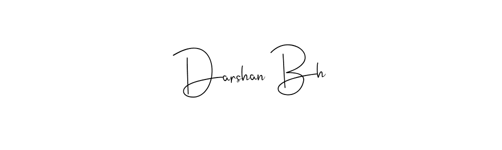 Also You can easily find your signature by using the search form. We will create Darshan Bh name handwritten signature images for you free of cost using Andilay-7BmLP sign style. Darshan Bh signature style 4 images and pictures png