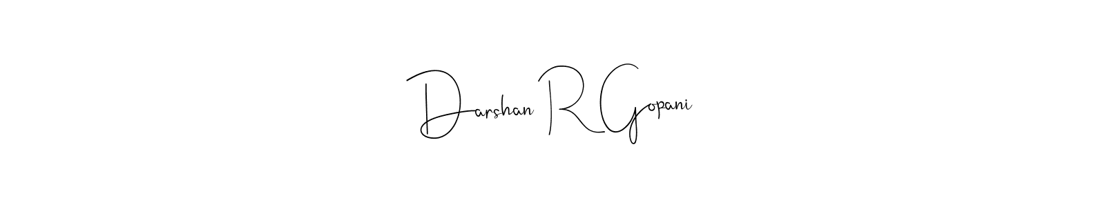 How to Draw Darshan R Gopani signature style? Andilay-7BmLP is a latest design signature styles for name Darshan R Gopani. Darshan R Gopani signature style 4 images and pictures png