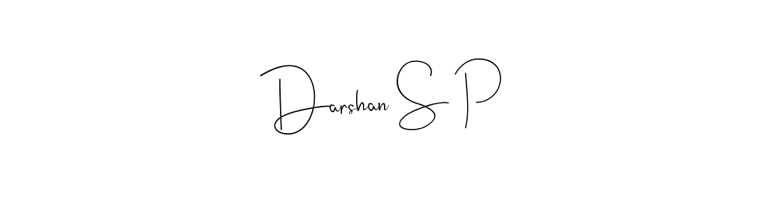 This is the best signature style for the Darshan S P name. Also you like these signature font (Andilay-7BmLP). Mix name signature. Darshan S P signature style 4 images and pictures png