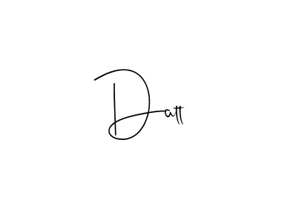 if you are searching for the best signature style for your name Datt. so please give up your signature search. here we have designed multiple signature styles  using Andilay-7BmLP. Datt signature style 4 images and pictures png