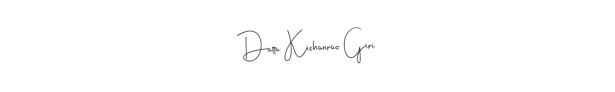 Make a beautiful signature design for name Datta Kishanrao Giri. With this signature (Andilay-7BmLP) style, you can create a handwritten signature for free. Datta Kishanrao Giri signature style 4 images and pictures png