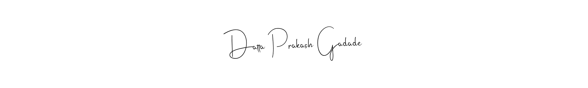 Also You can easily find your signature by using the search form. We will create Datta Prakash Gadade name handwritten signature images for you free of cost using Andilay-7BmLP sign style. Datta Prakash Gadade signature style 4 images and pictures png