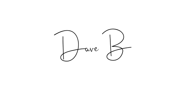 if you are searching for the best signature style for your name Dave B. so please give up your signature search. here we have designed multiple signature styles  using Andilay-7BmLP. Dave B signature style 4 images and pictures png