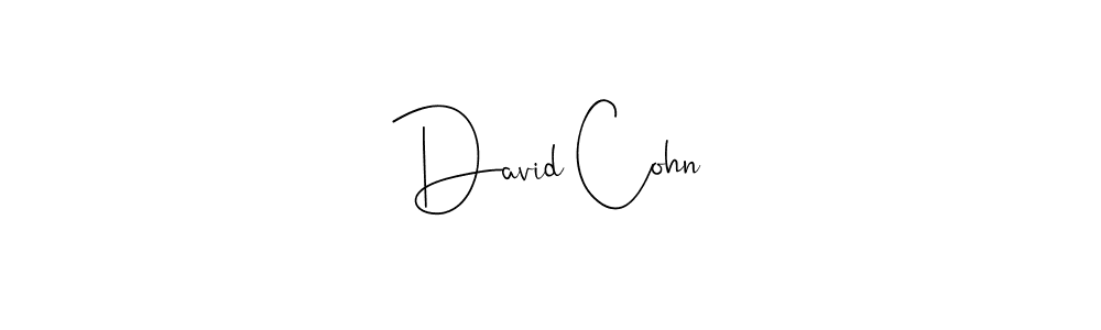 How to make David Cohn signature? Andilay-7BmLP is a professional autograph style. Create handwritten signature for David Cohn name. David Cohn signature style 4 images and pictures png